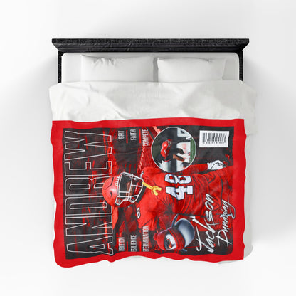 Andrew Jackson-Dunaway 60"-80" Plush Blanket
