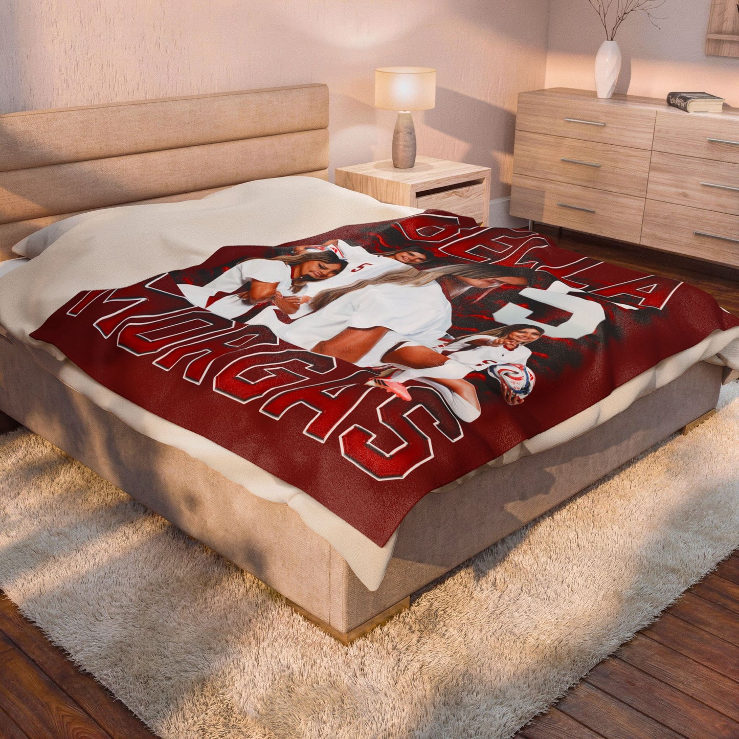 Bella Morgas 60"-80" Plush Blanket