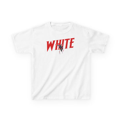 Kendall White Cursive Combo Colored Kids Tee