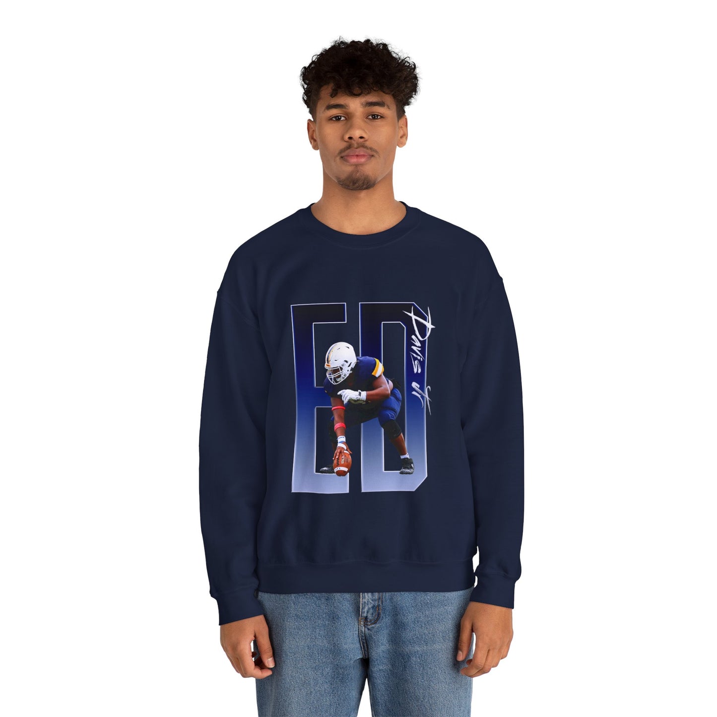 Erick Davis Jr. Player Icon Initials Crewneck Sweatshirt