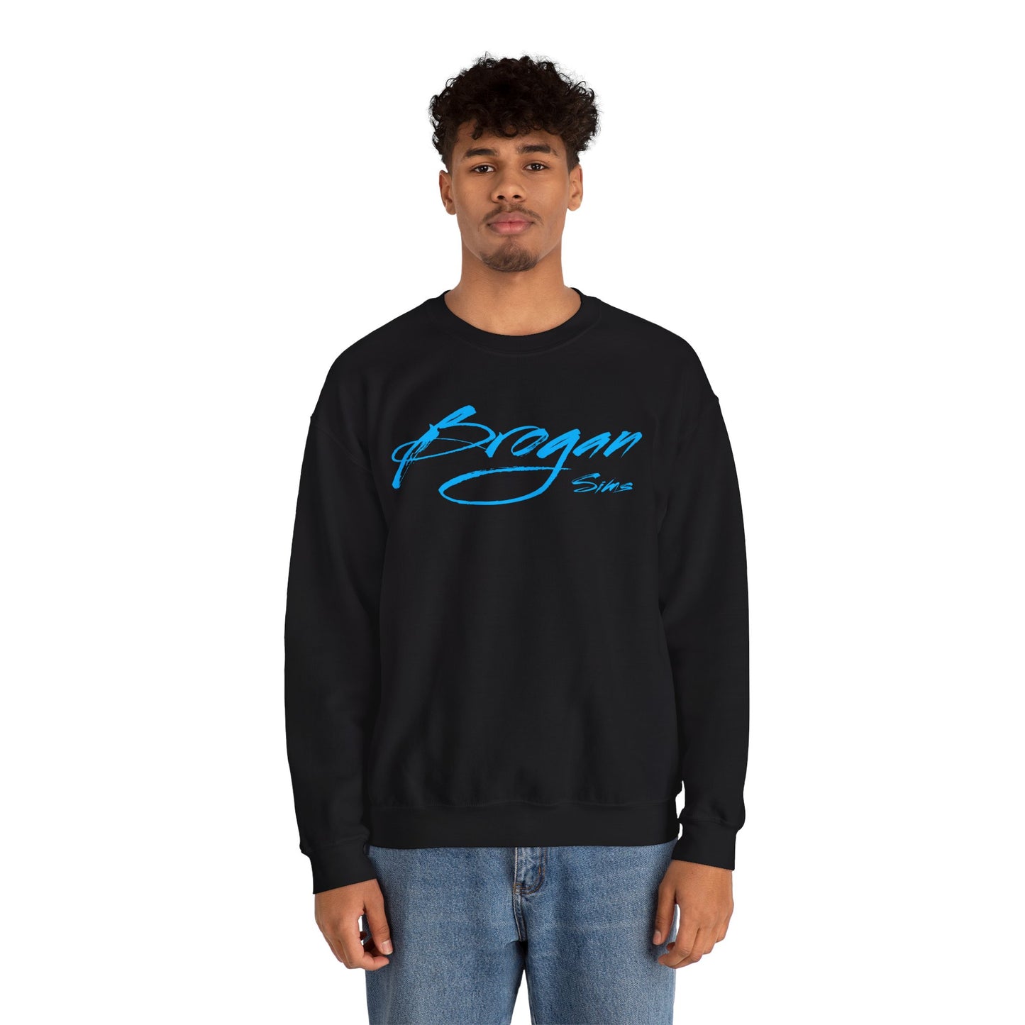 Brogan Sims Cursive Crewneck Sweatshirt