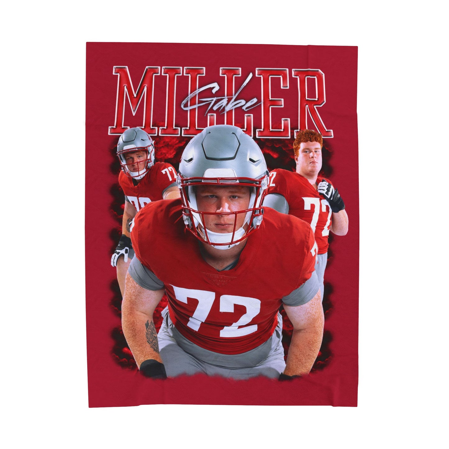Gabe Miller 60"-80" Plush Blanket