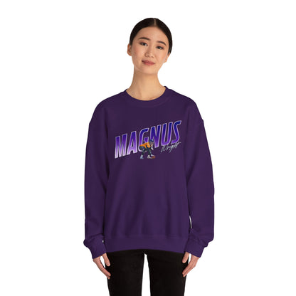 Magnus Wright Cursive Combo Colored Crewneck Sweatshirt