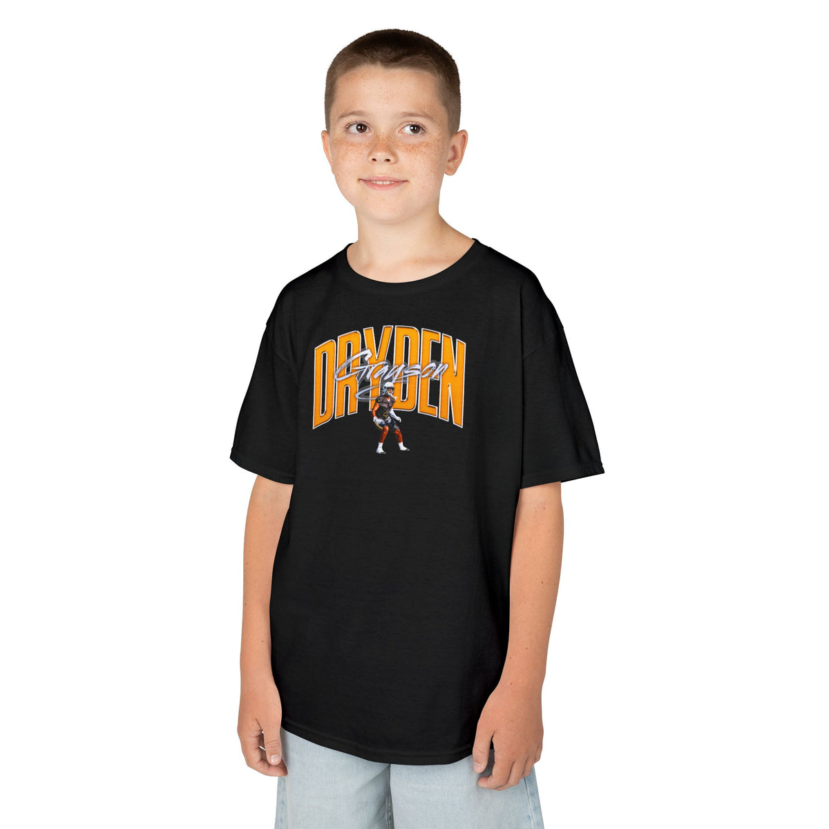 Grayson Dryden Big Last Name Kids Tee