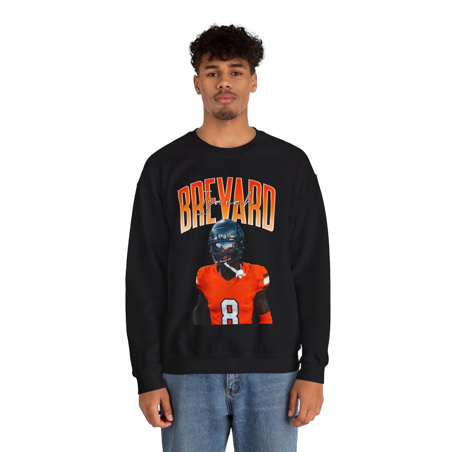 Isaiah Brevard Big Last Name Crewneck Sweatshirt