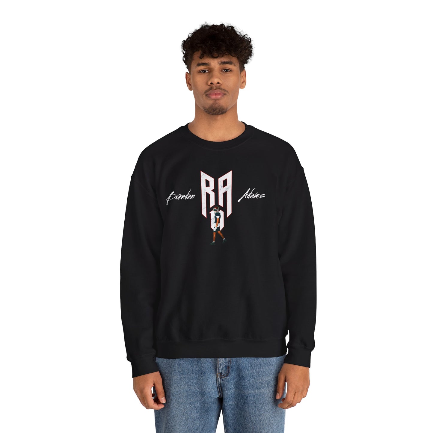 Brenden Adams Featured Logo Crewneck Sweatshirt