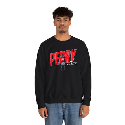 Chris Perry Cursive Combo Crewneck Sweatshirt