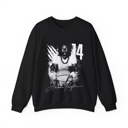 Ariana Peagler Black and White Crewneck Sweatshirt