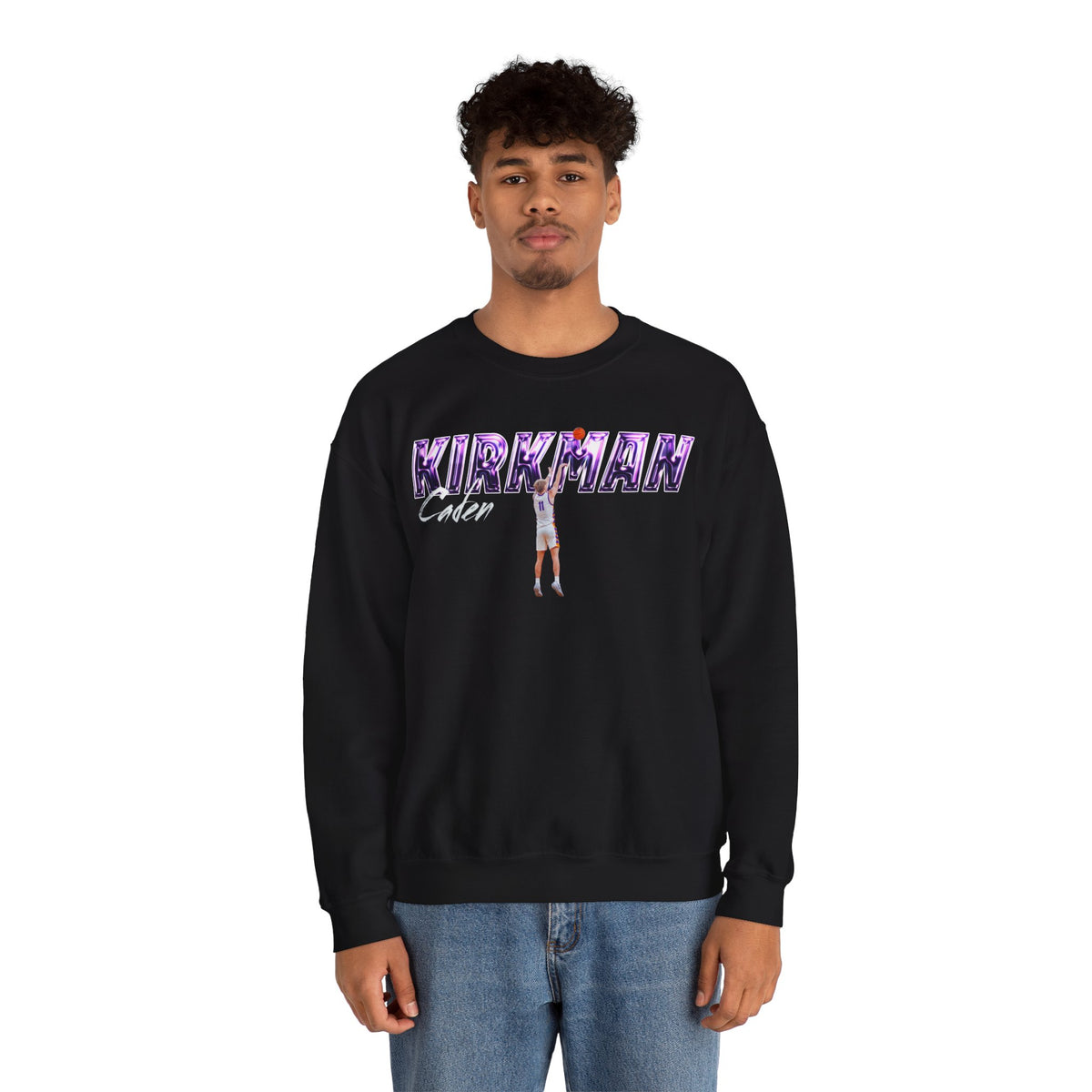 Caden Kirkman Big Last Name Crewneck Sweatshirt