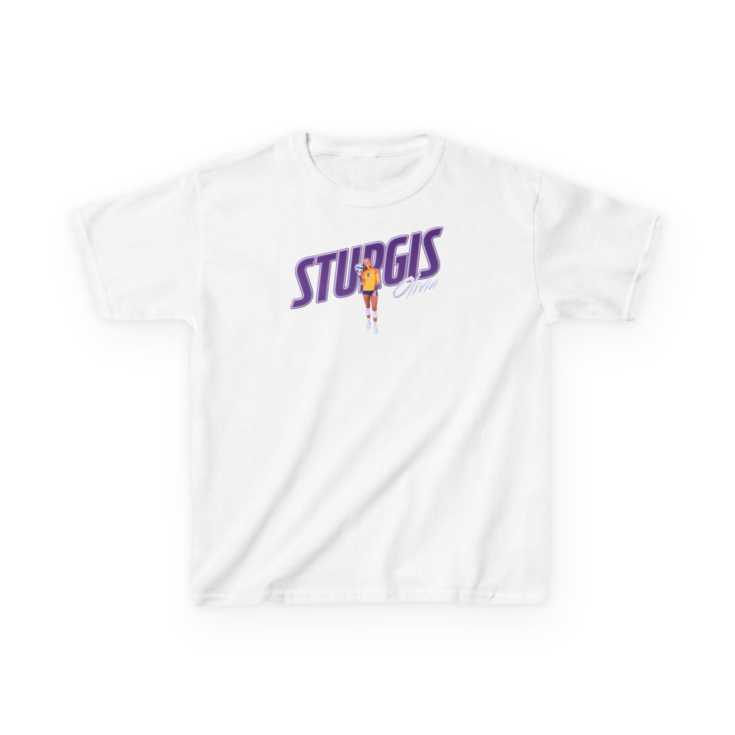 Olivia Sturgis Cursive Combo Colored Kids Tee