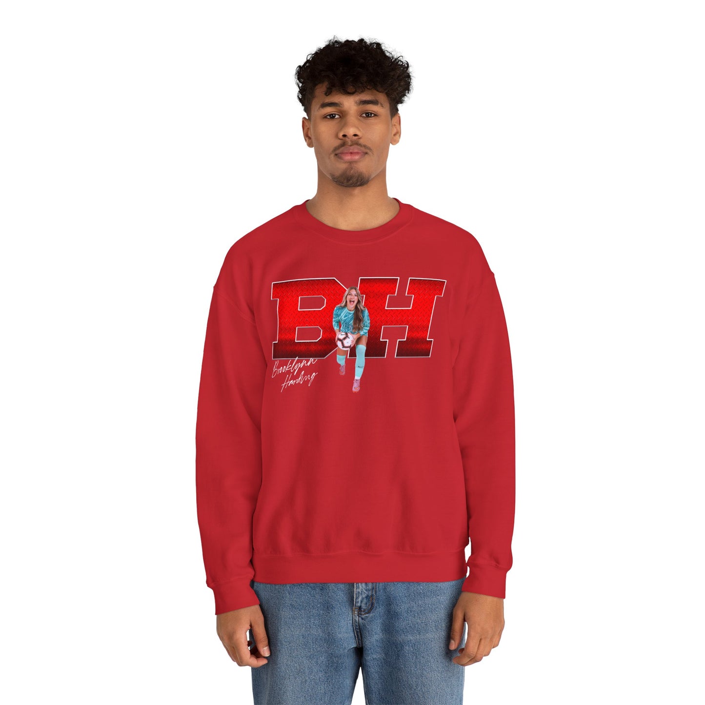 Brooklynn Harding Big Initials Crewneck Sweatshirt