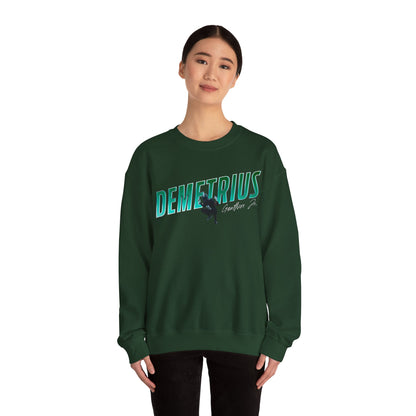 Demetrius Geathers Jr. Cursive Combo Crewneck Sweatshirt