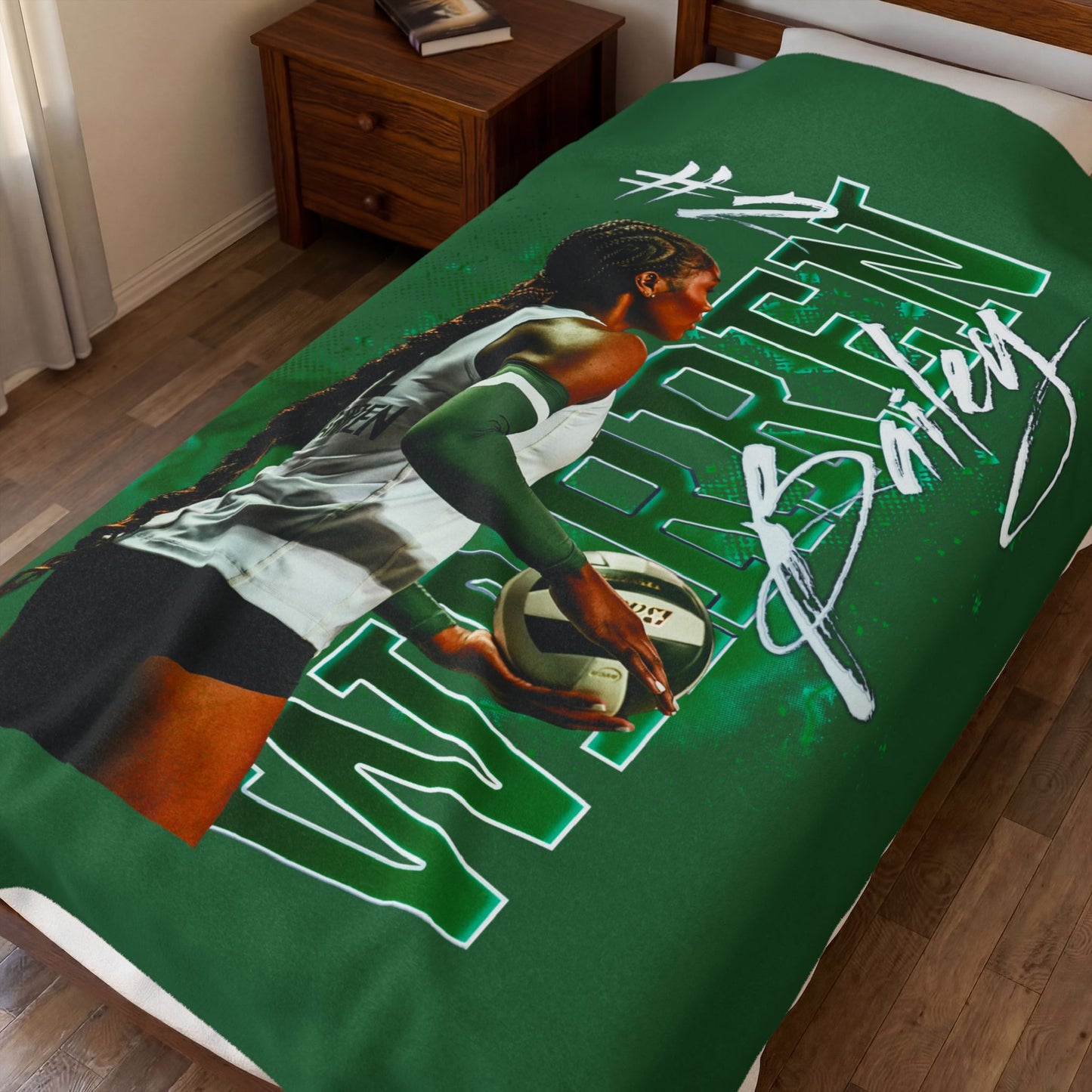Bailey Warren 60"-80" Plush Blanket