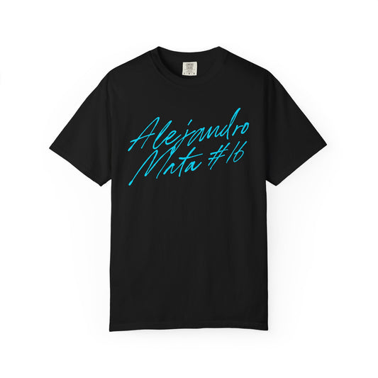 Alejandro Mata Cursive Name & Number Premium Tee