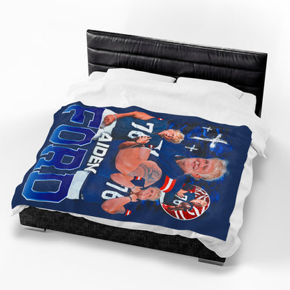 Aiden Ford 60"-80" Plush Blanket