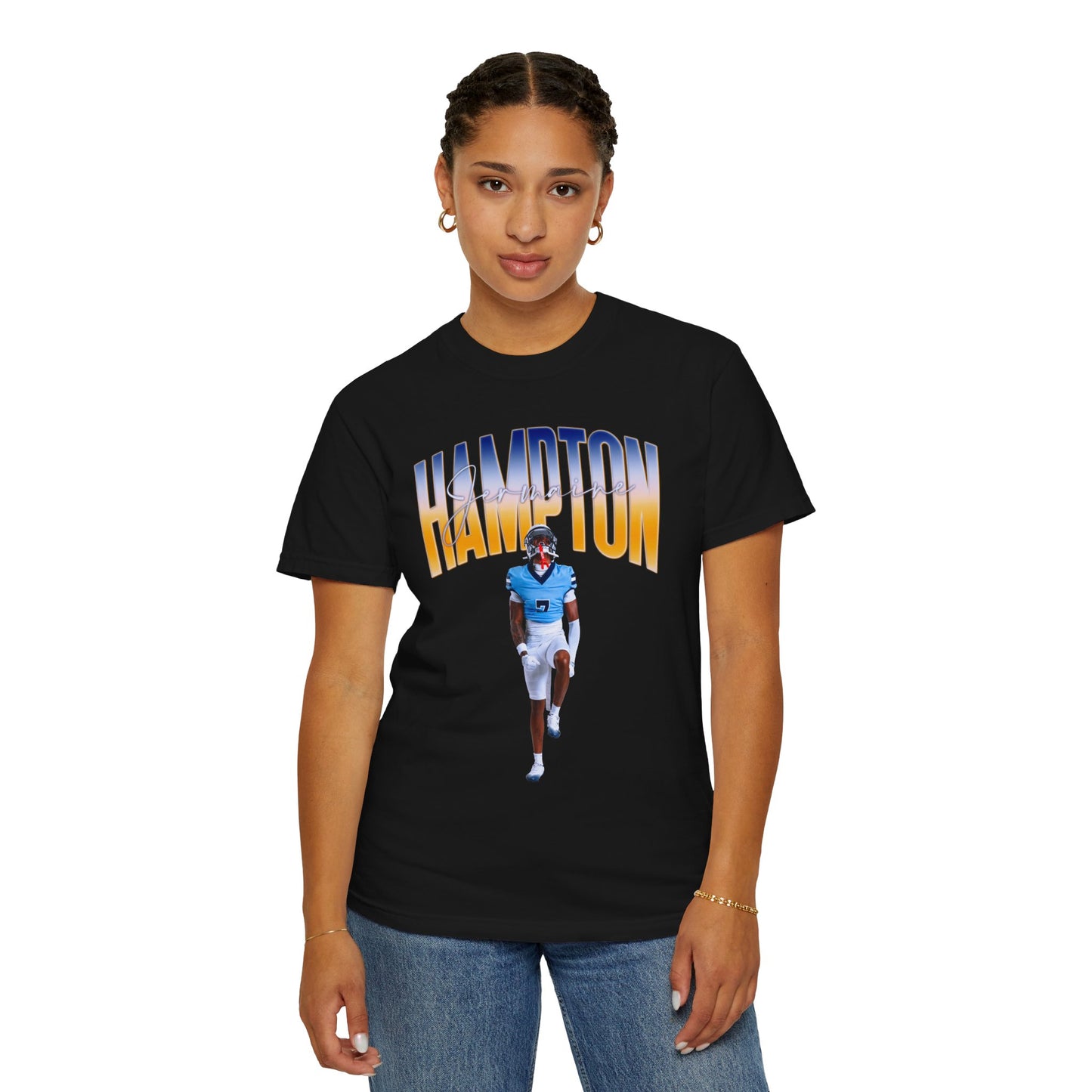 Jermaine Hampton Curved Combo Colored Premium Tee