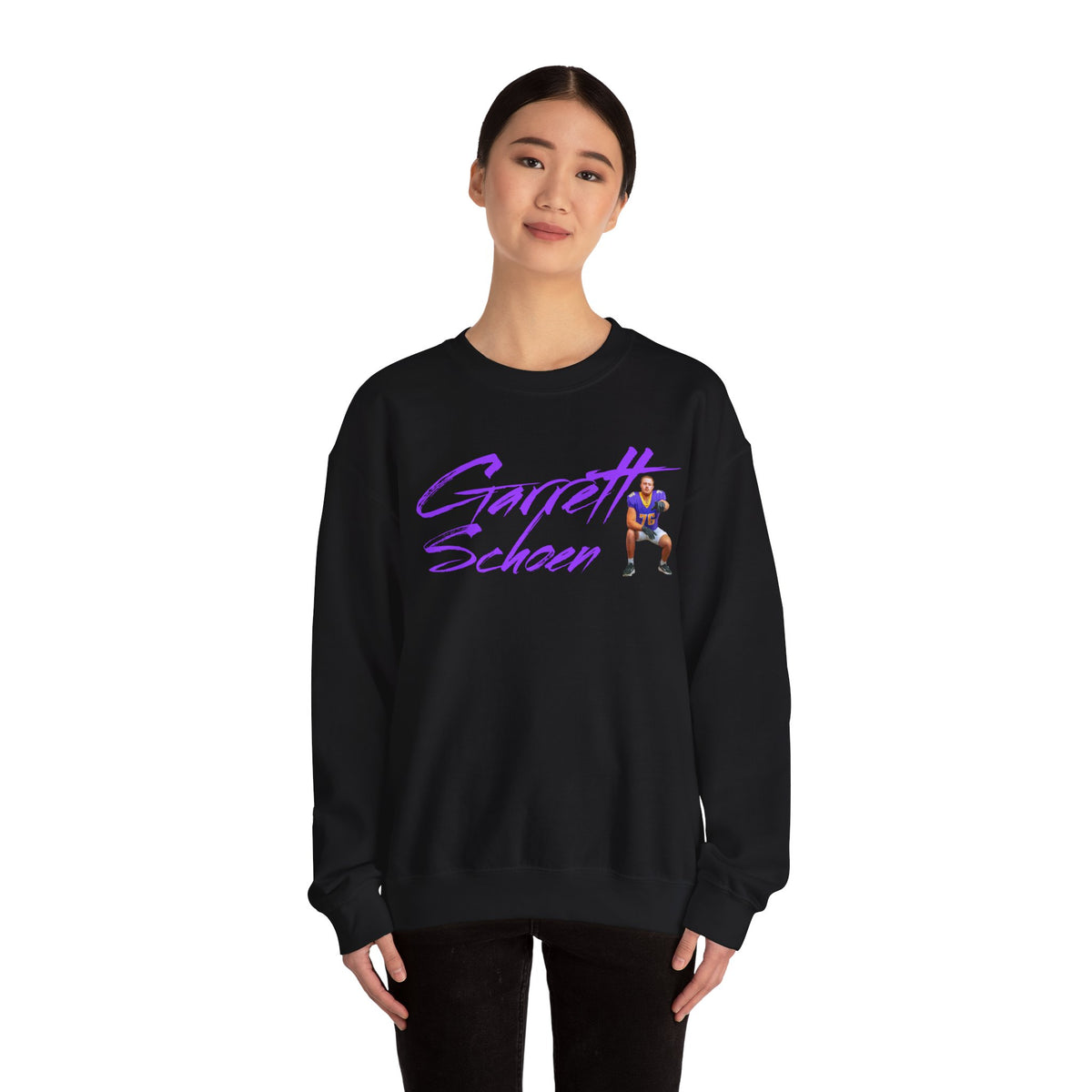 Garrett Schoen Cursive Crewneck Sweatshirt