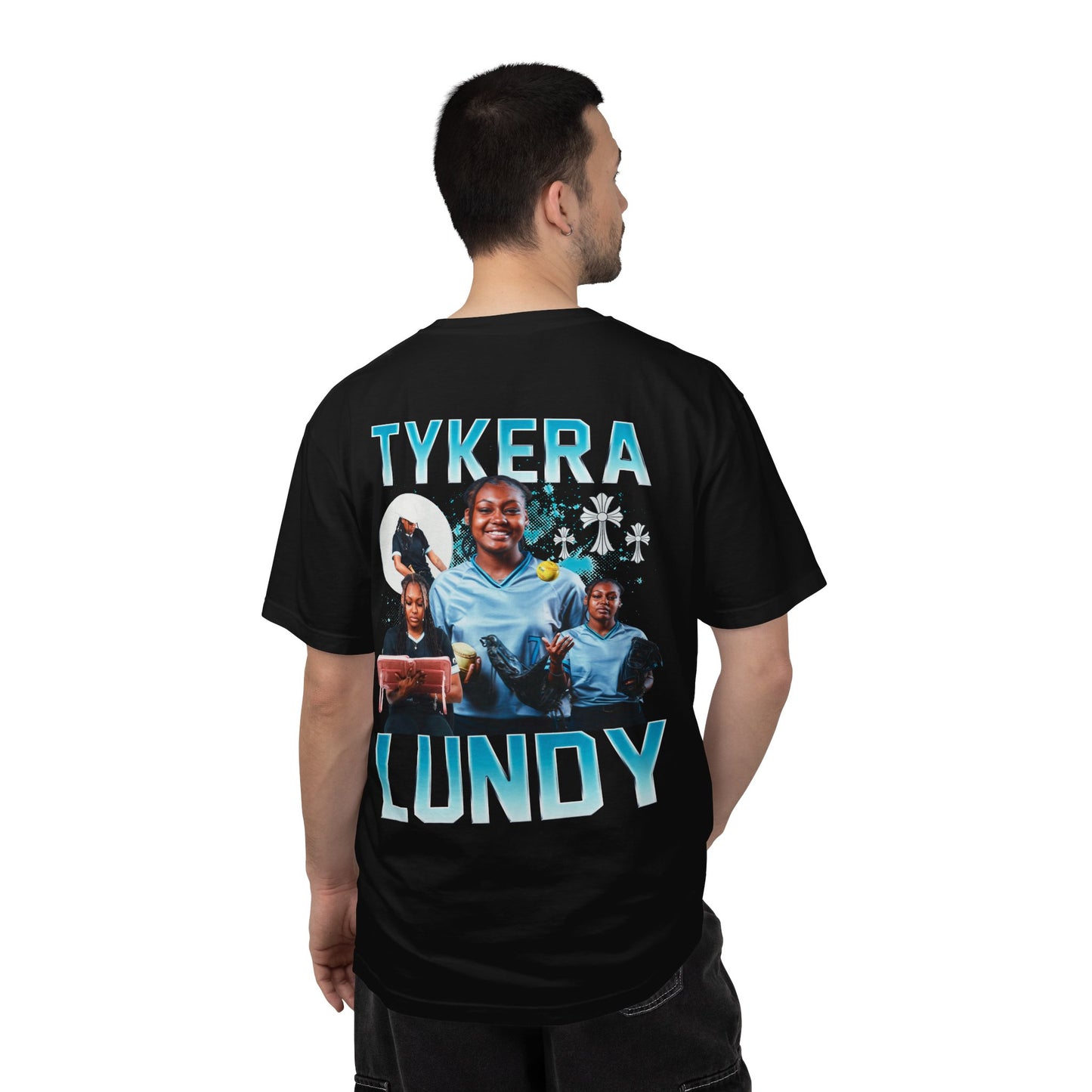 Tykera Lundy Logo Front & Back Premium Tee