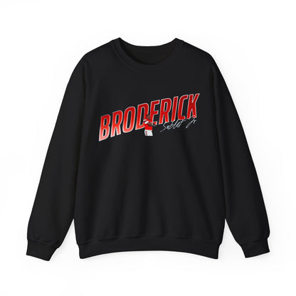 Broderick Sublet Jr. Cursive Combo Crewneck Sweatshirt
