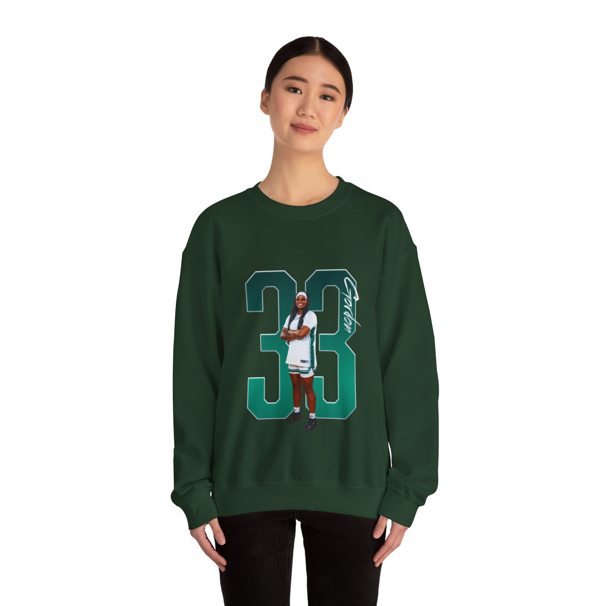 Adrena Gordon Player Icon Number Crewneck Sweatshirt
