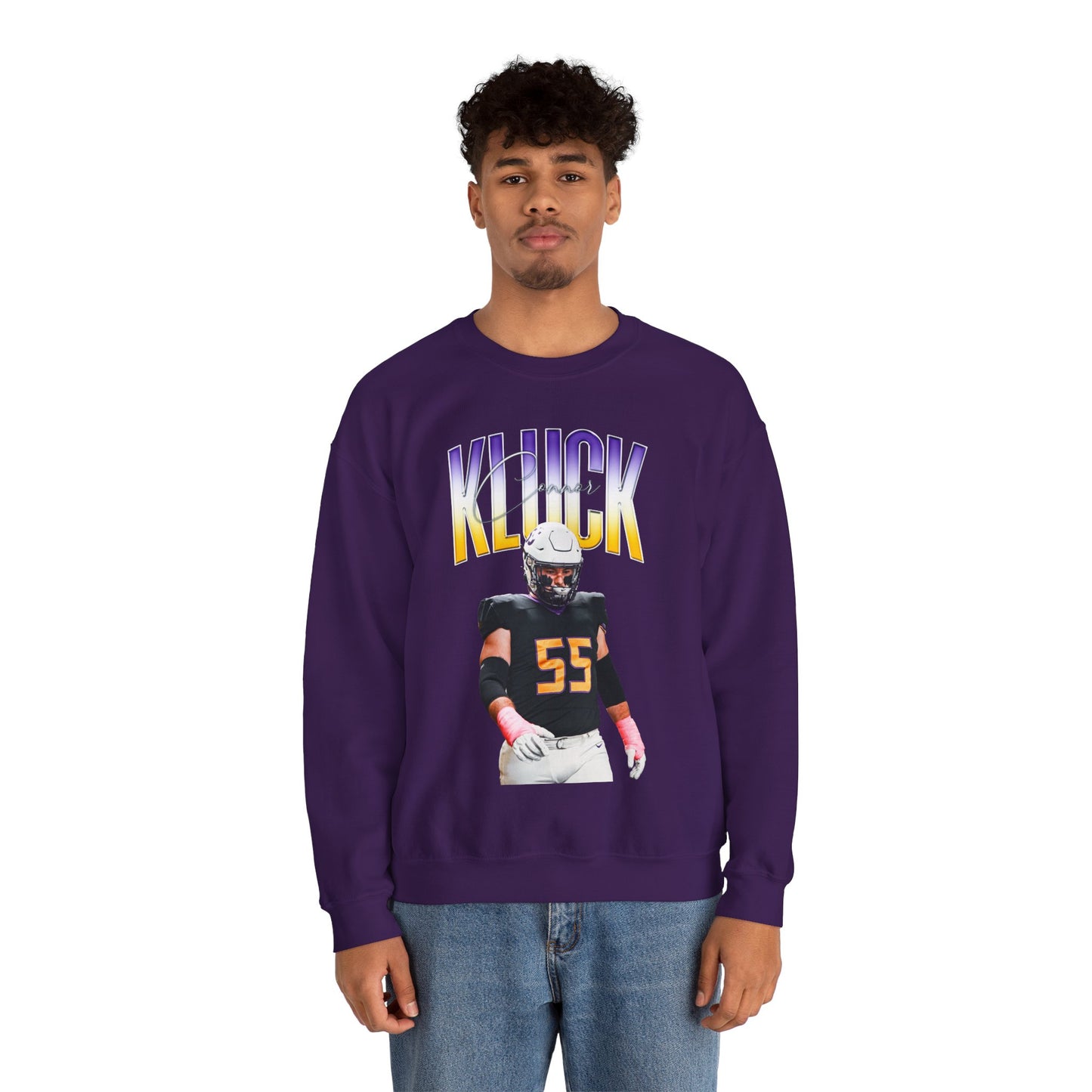 Connor Kluck Curved Combo Colored Crewneck Sweatshirt