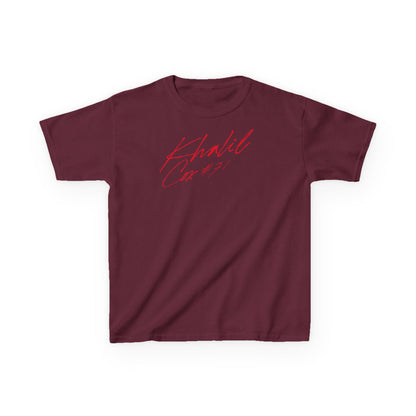 Khalil Cox Cursive Name & Number Kids Tee
