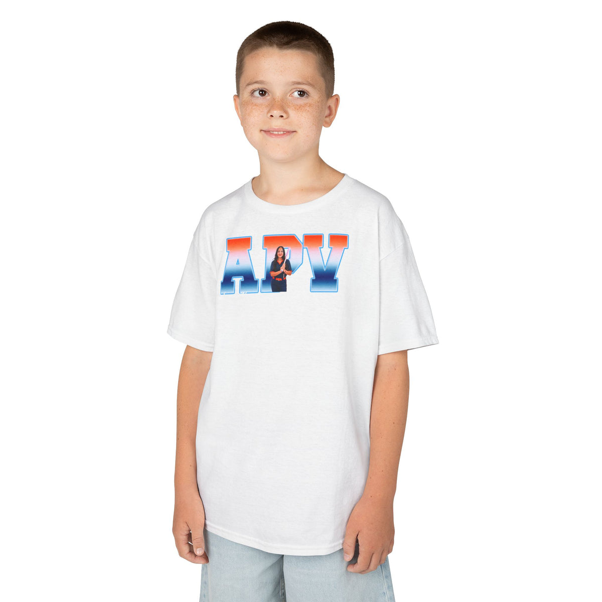 Amira Paloma Villaneda Big Initials Kids Tee