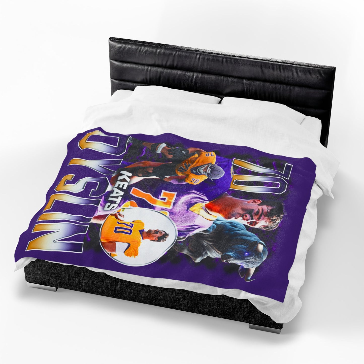 Keats Dyslin 60"-80" Plush Blanket