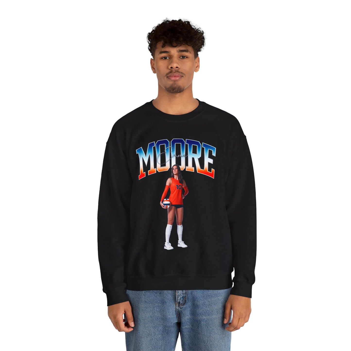 Emma Moore Big Last Name Crewneck Sweatshirt