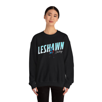 Leshawn Stuckey Cursive Combo Colored Crewneck Sweatshirt