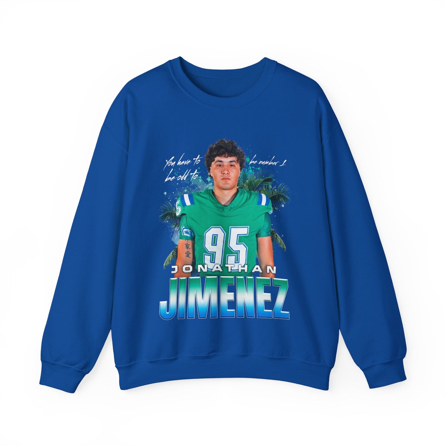 Jonathan Jimenez Featuted Quote Crewneck Sweatshirt