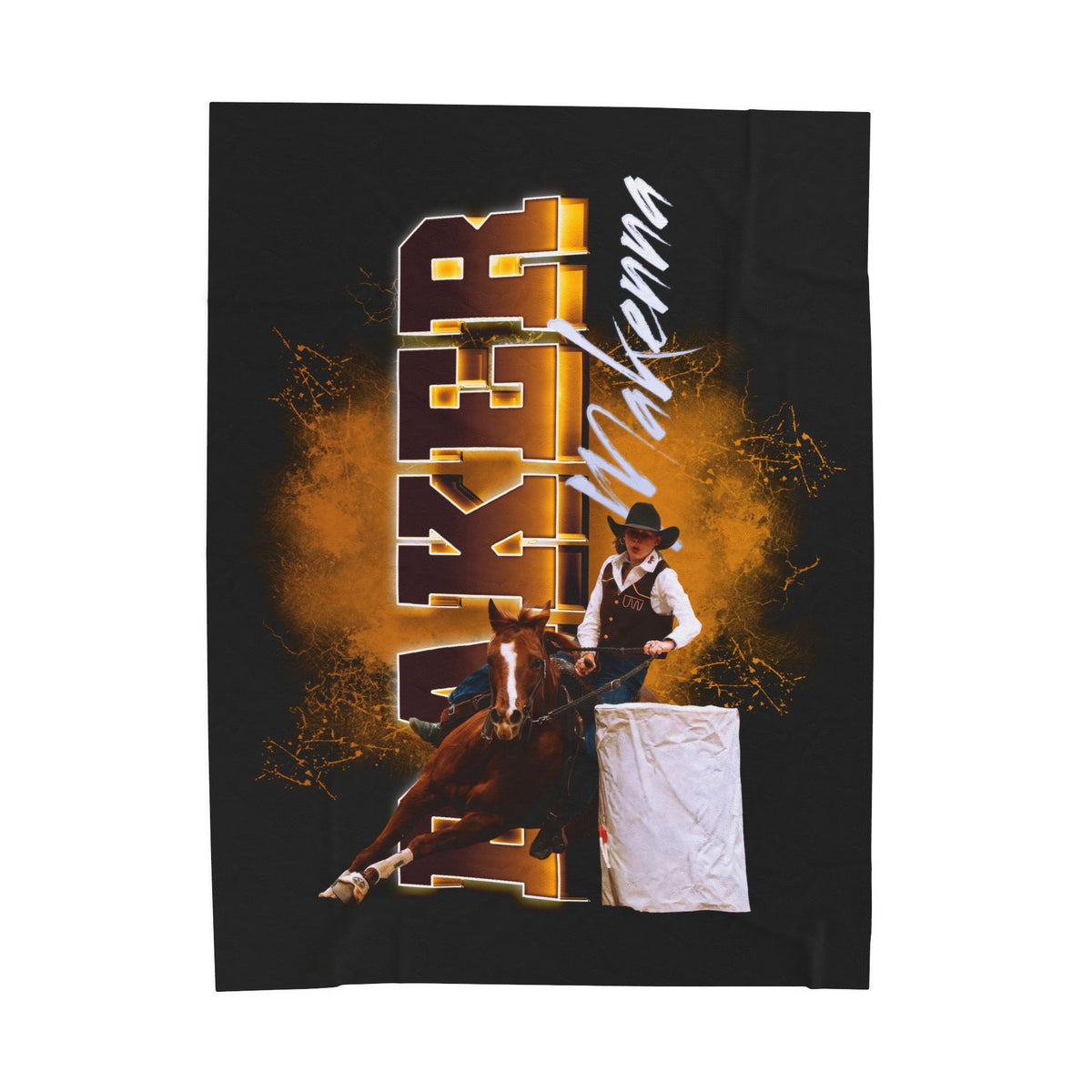 Makenna Baker 60"-80" Plush Blanket