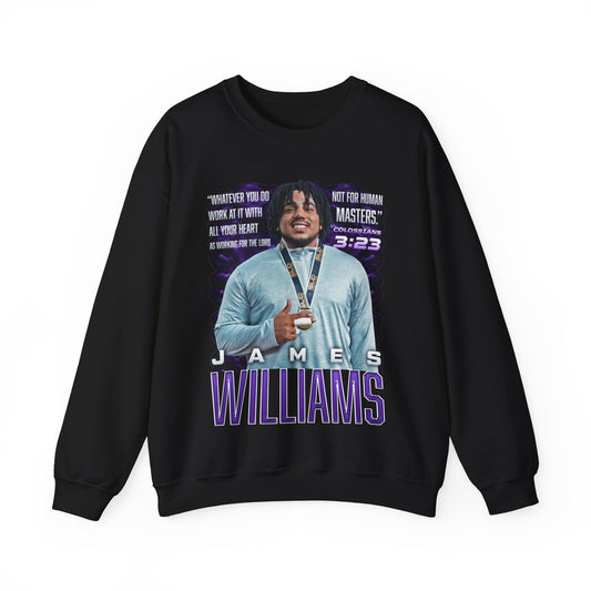James Williams Featured Quote Crewneck Sweatshirt
