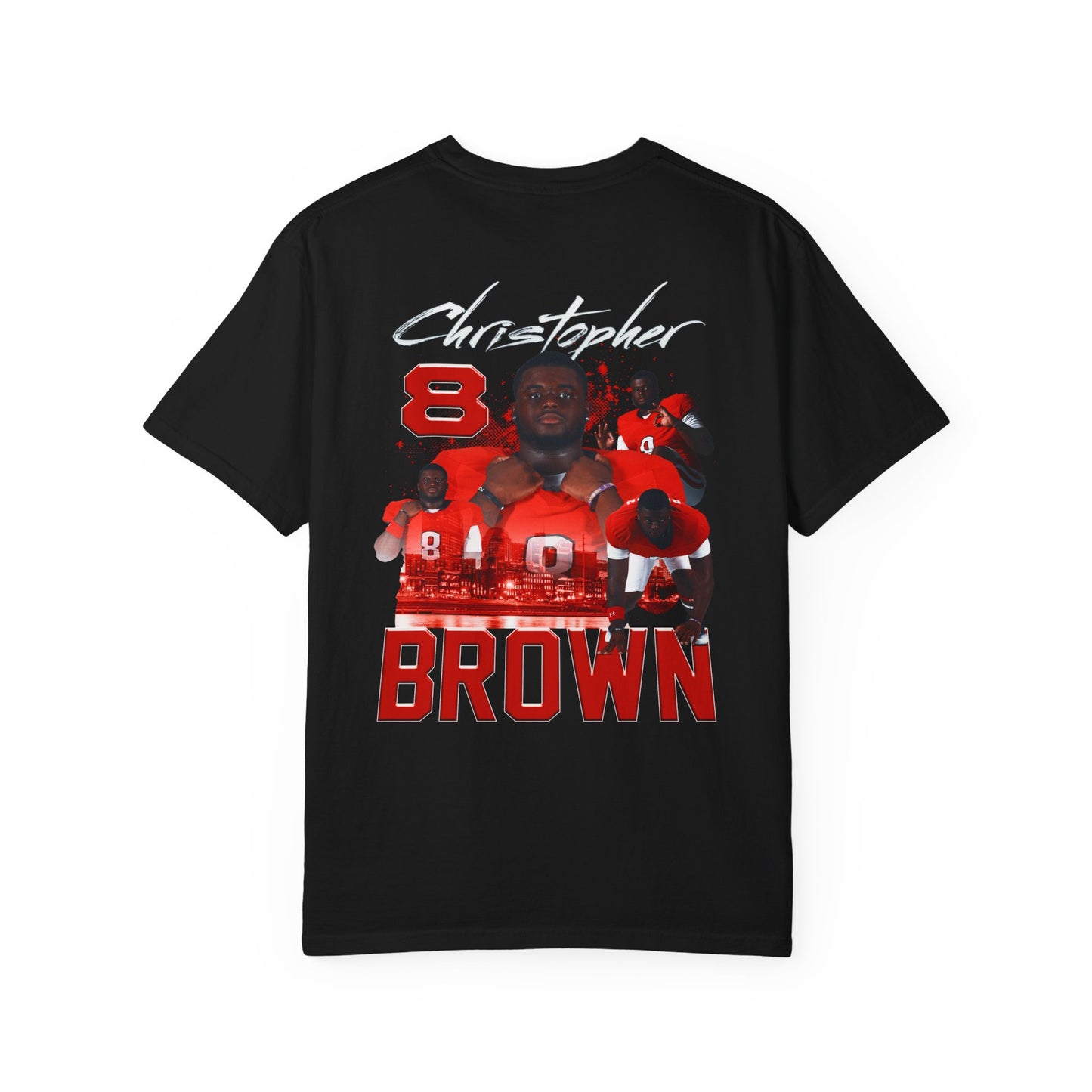 Christopher Brown Logo Front & Back Premium Tee