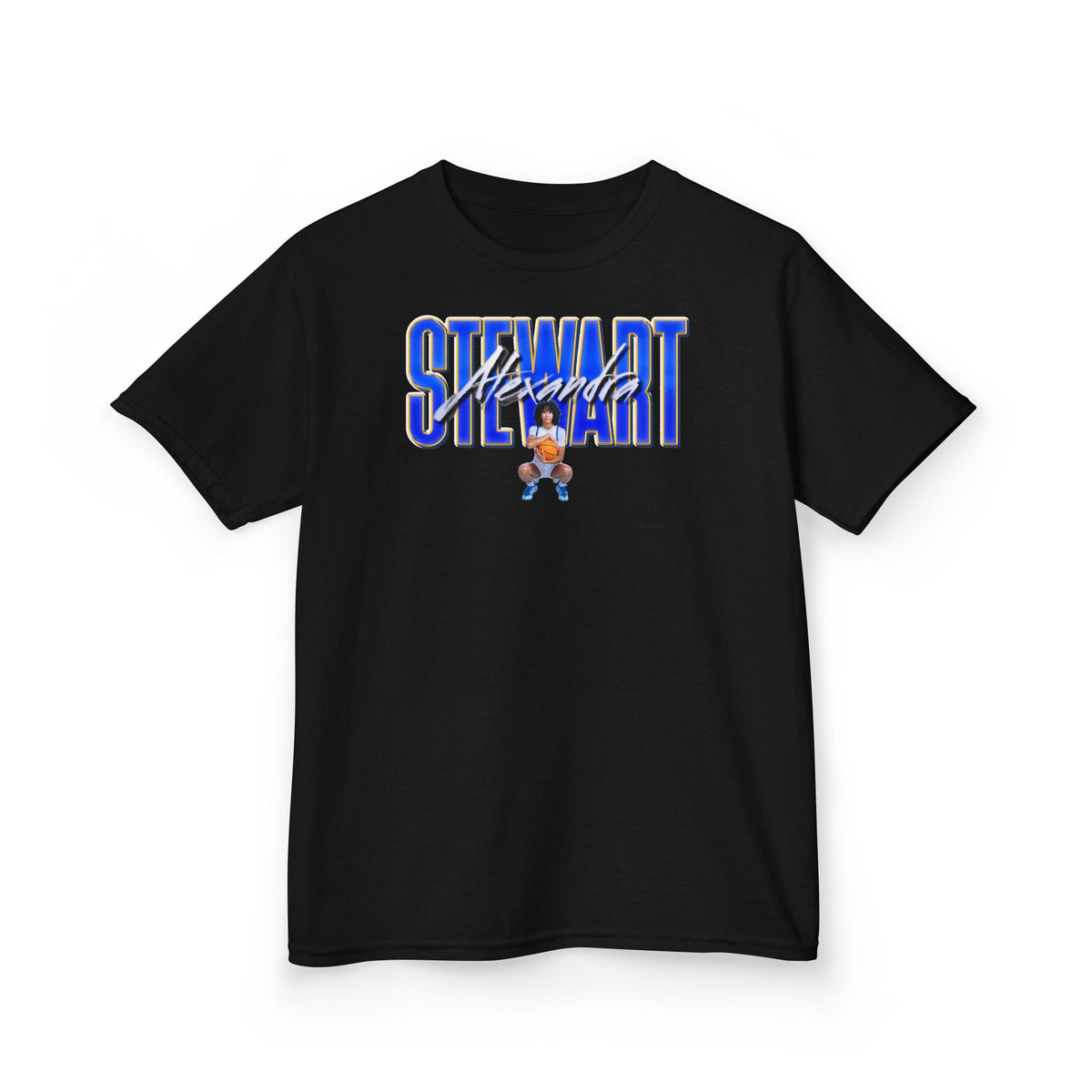 Alexandra Stewart Big Last Name Kids Tee