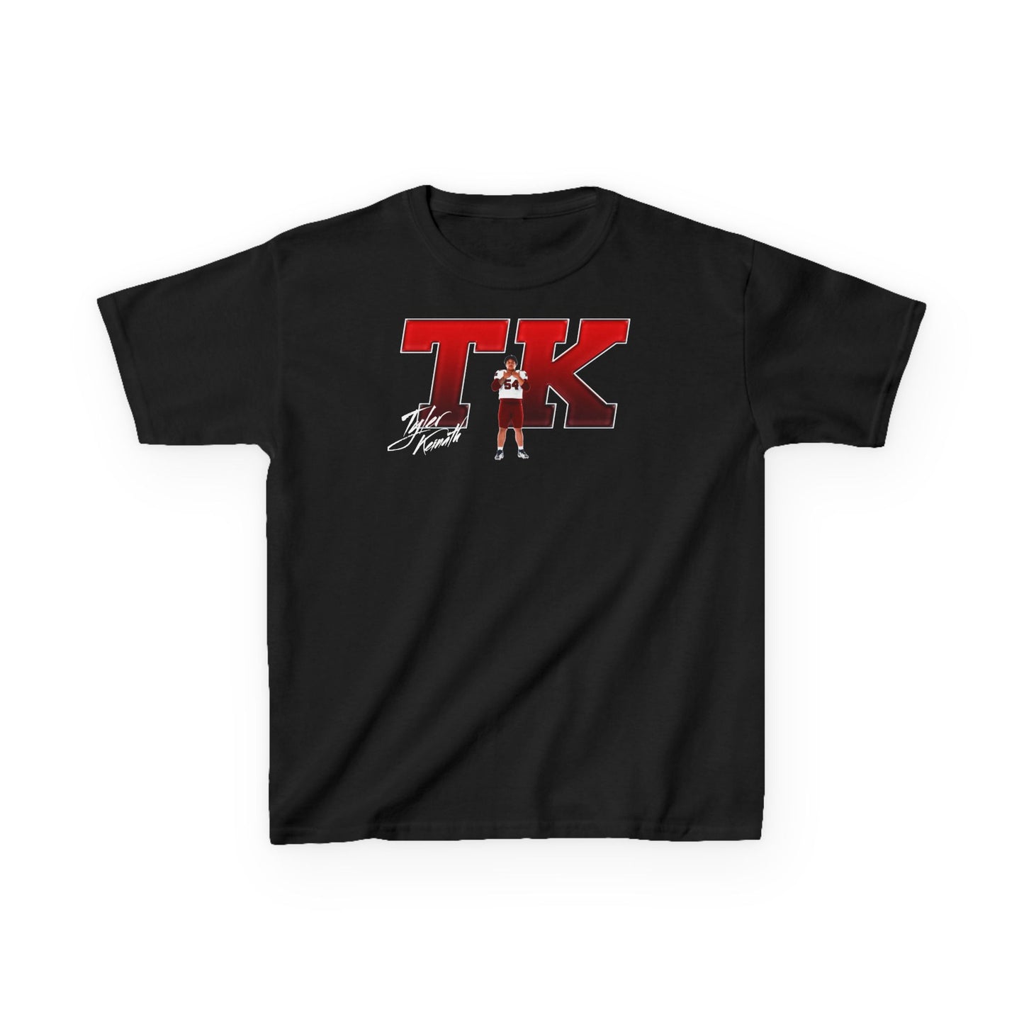 Tyler Keinath Big Initials Colored Kids Tee