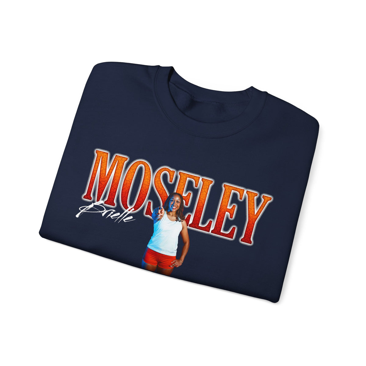 Brielle Moseley Big Last Name Crewneck Sweatshirt