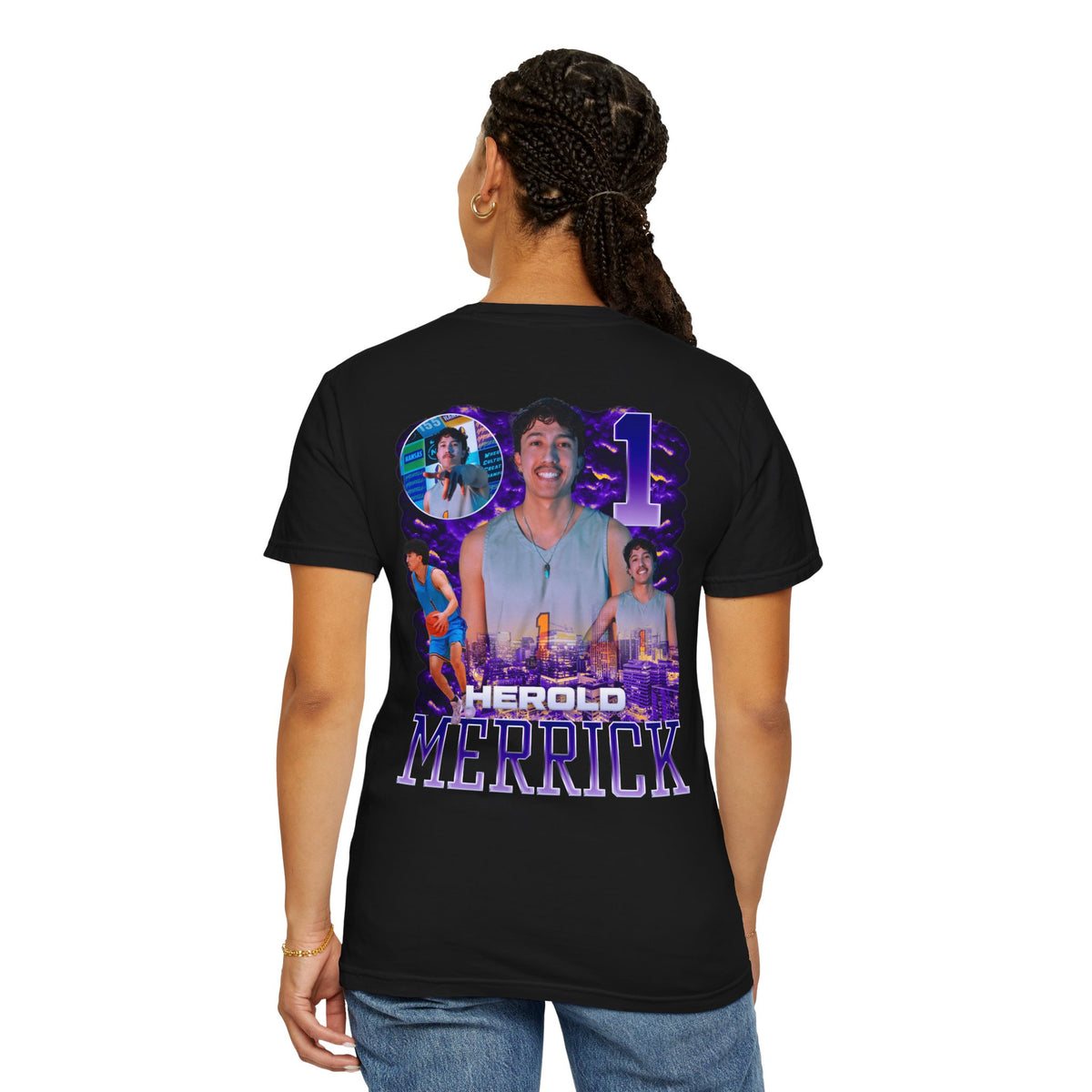 Herold Merrick Logo Front & Back Premium Tee