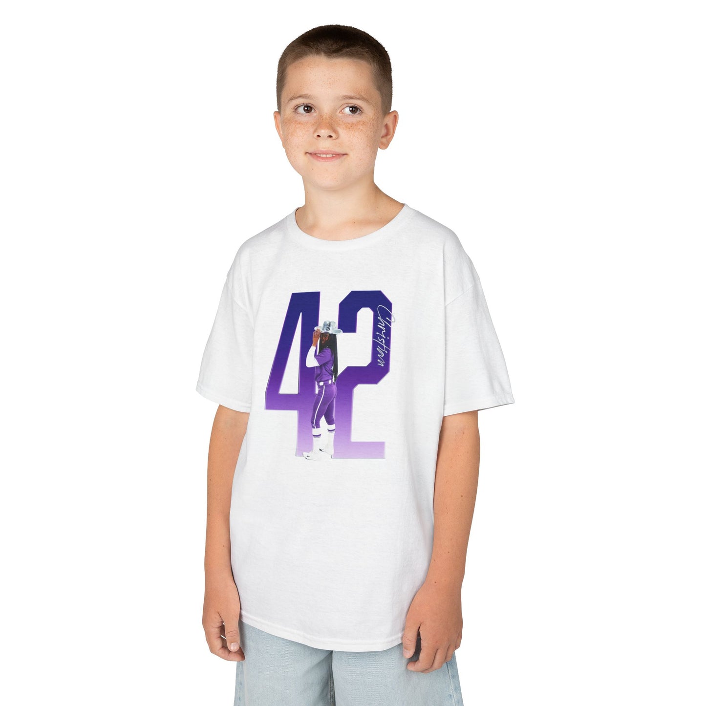 Renee Christian Player Icon Number Kids Tee