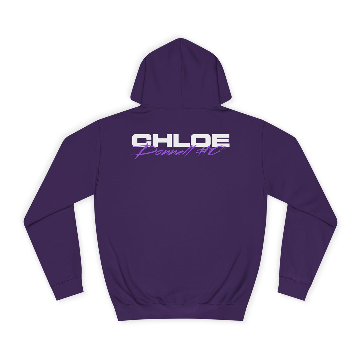 Chloe Donnell Cursive Name & Number Premium Hoodie
