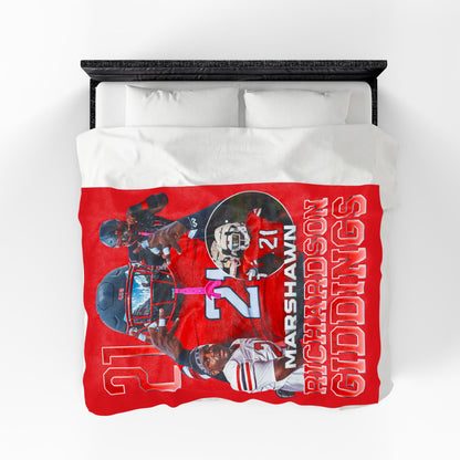 Marshawn Richardson-Giddings 60"-80" Plush Blanket