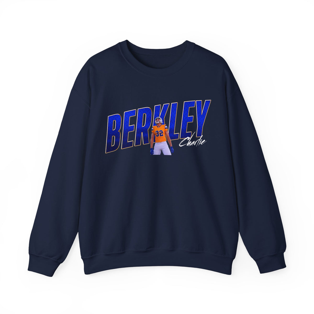 Charlie Berkley Cursive Combo Colored Crewneck Sweatshirt
