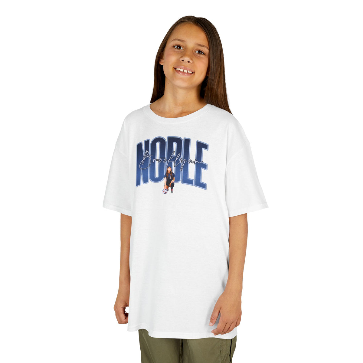 Brooklynn Noble Curved Combo Colored Kids Tee