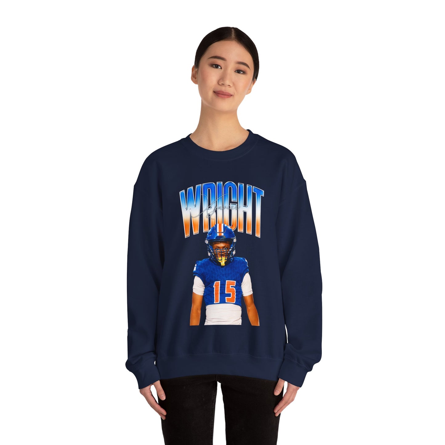 Xzavier Wright Athlete Glory Crewneck Sweatshirt