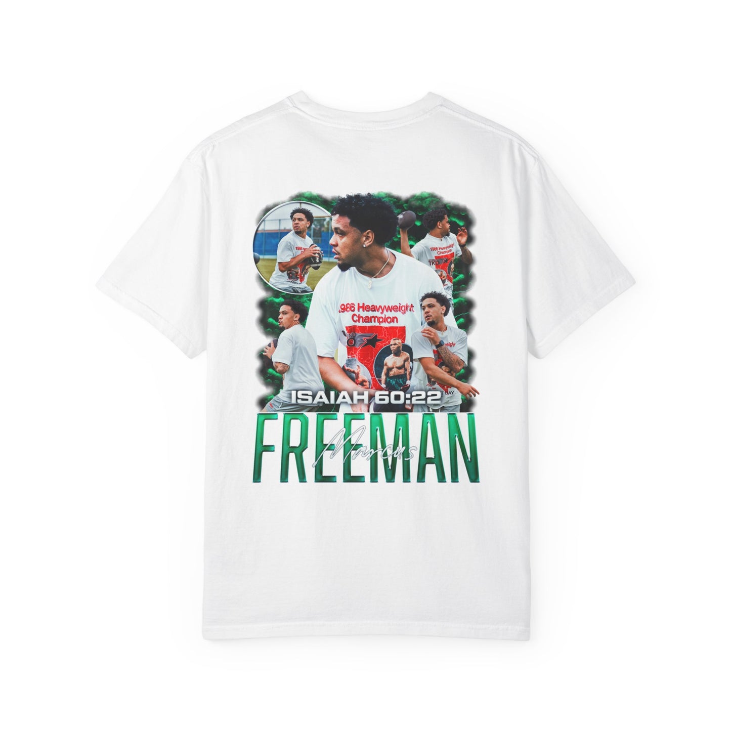Marcus Freeman Logo Front & Back Premium Tee