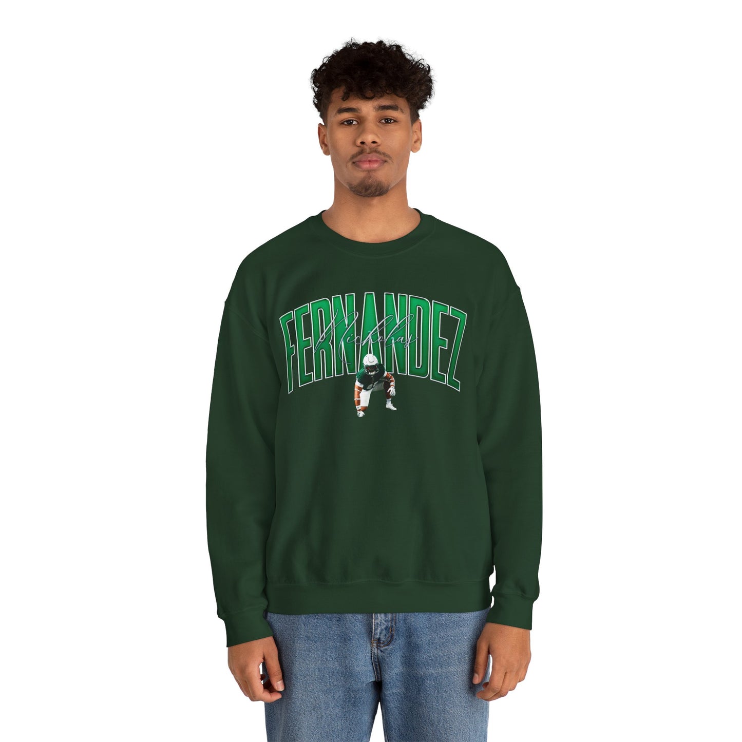Nicholas Fernandez Big Last Name Crewneck Sweatshirt