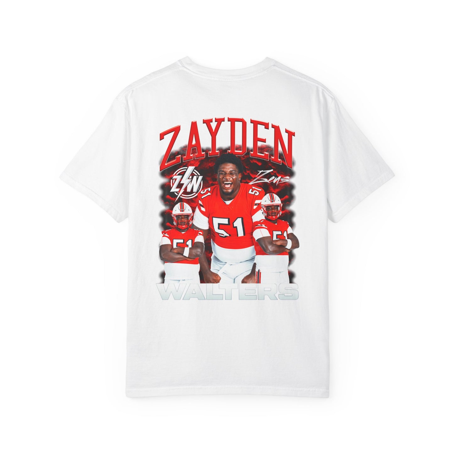 Zayden Walters Logo Front & Back Premium Tee
