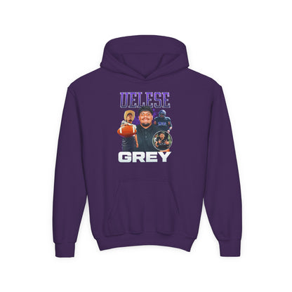 Uelese Grey Kids Hoodie