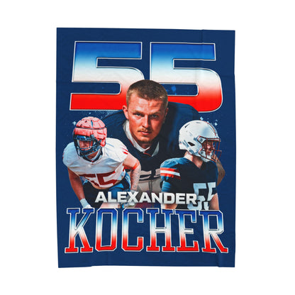 Alexander Kocher 60"-80" Plush Blanket