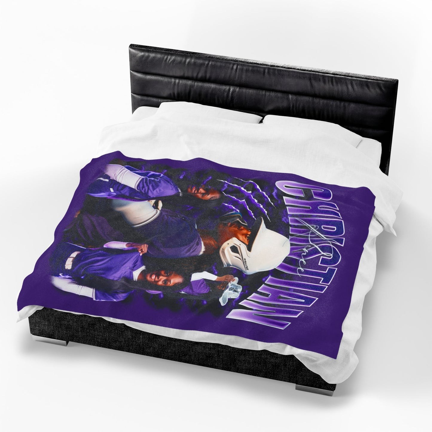 Renee Christian 60"-80" Plush Blanket